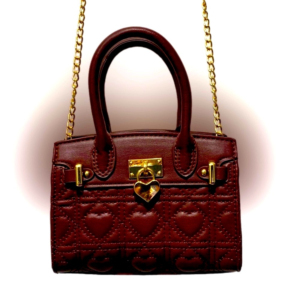 2/$12 NWOT Wine Crossbody Purse - Picture 3 of 7